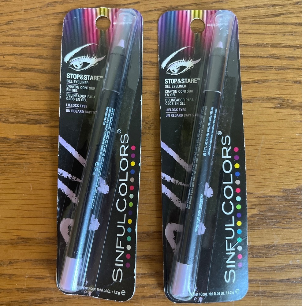 Sinful Colors Stop & Stare Gel Eyeliner in Lielock Eyes, Purple Pencil Eyeliner